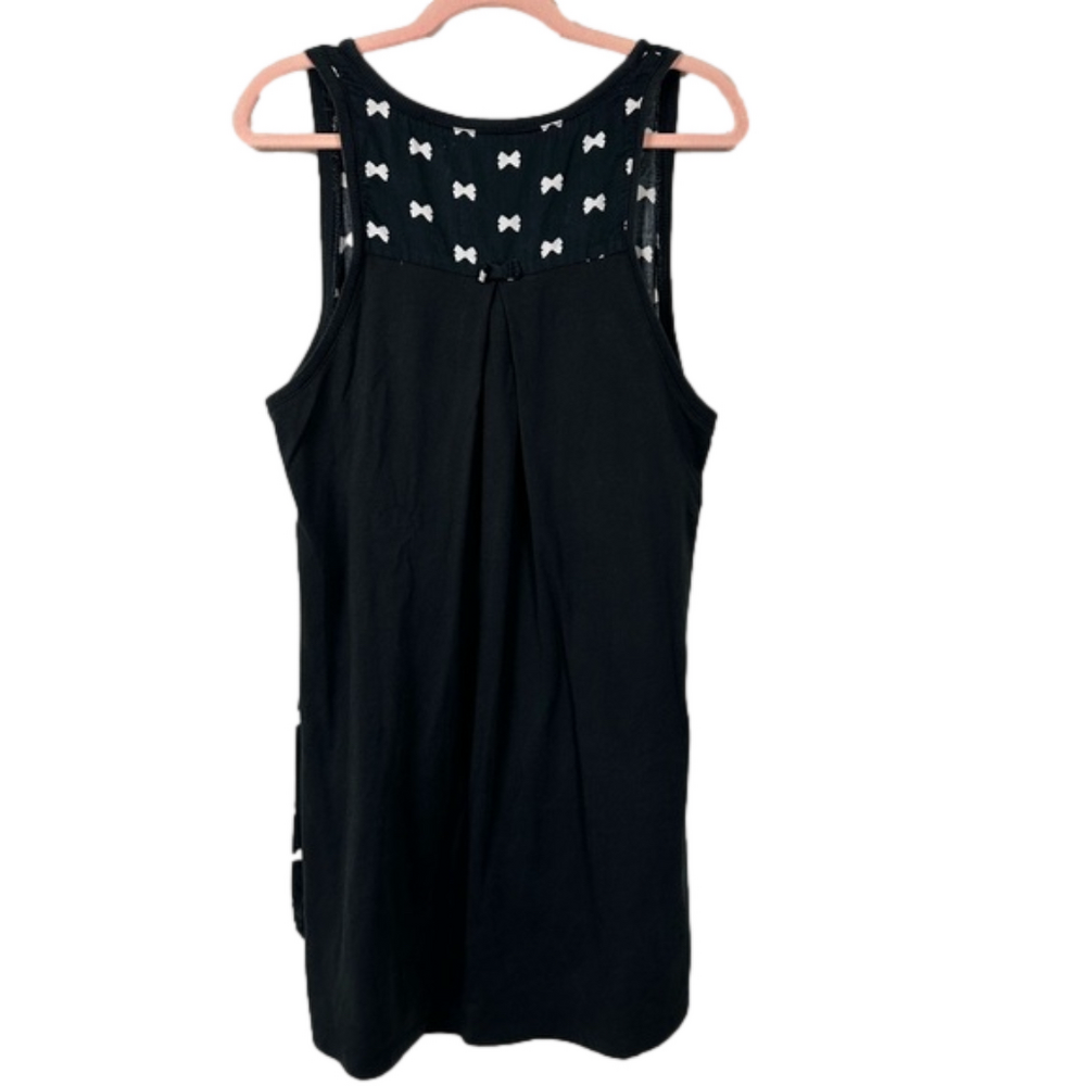 kate spade Black Tank with White Bow Pattern - Picture 2 of 7